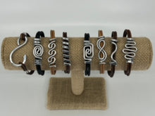 Load image into Gallery viewer, Mixed Metal Cross Twist Bracelet
